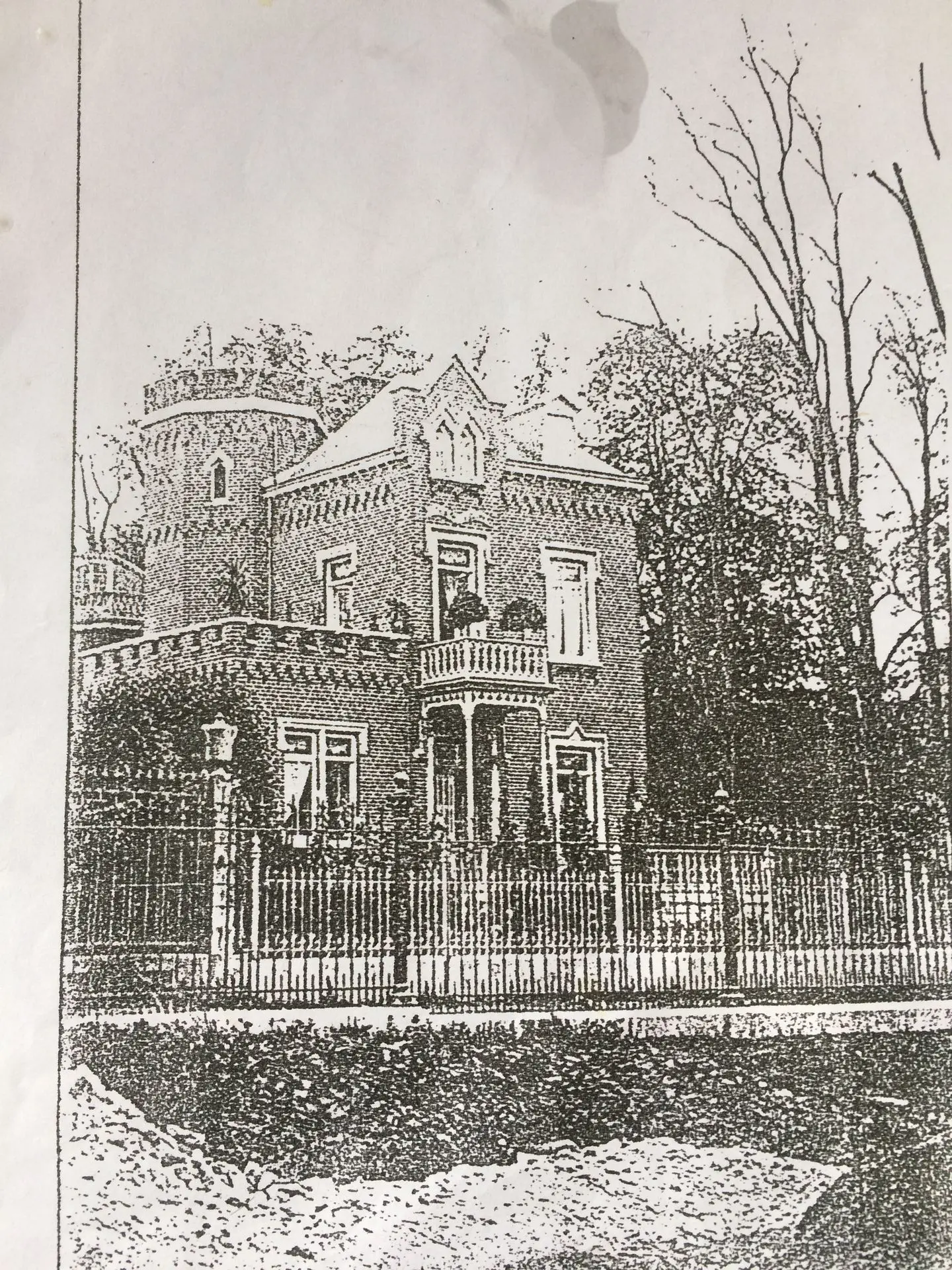 Villa le Vert bois à l'origine